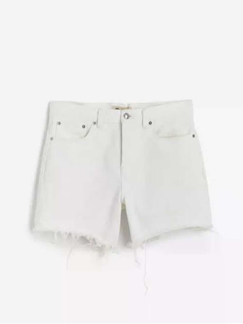 NWOT Madewell Brynn Shorts Long in White